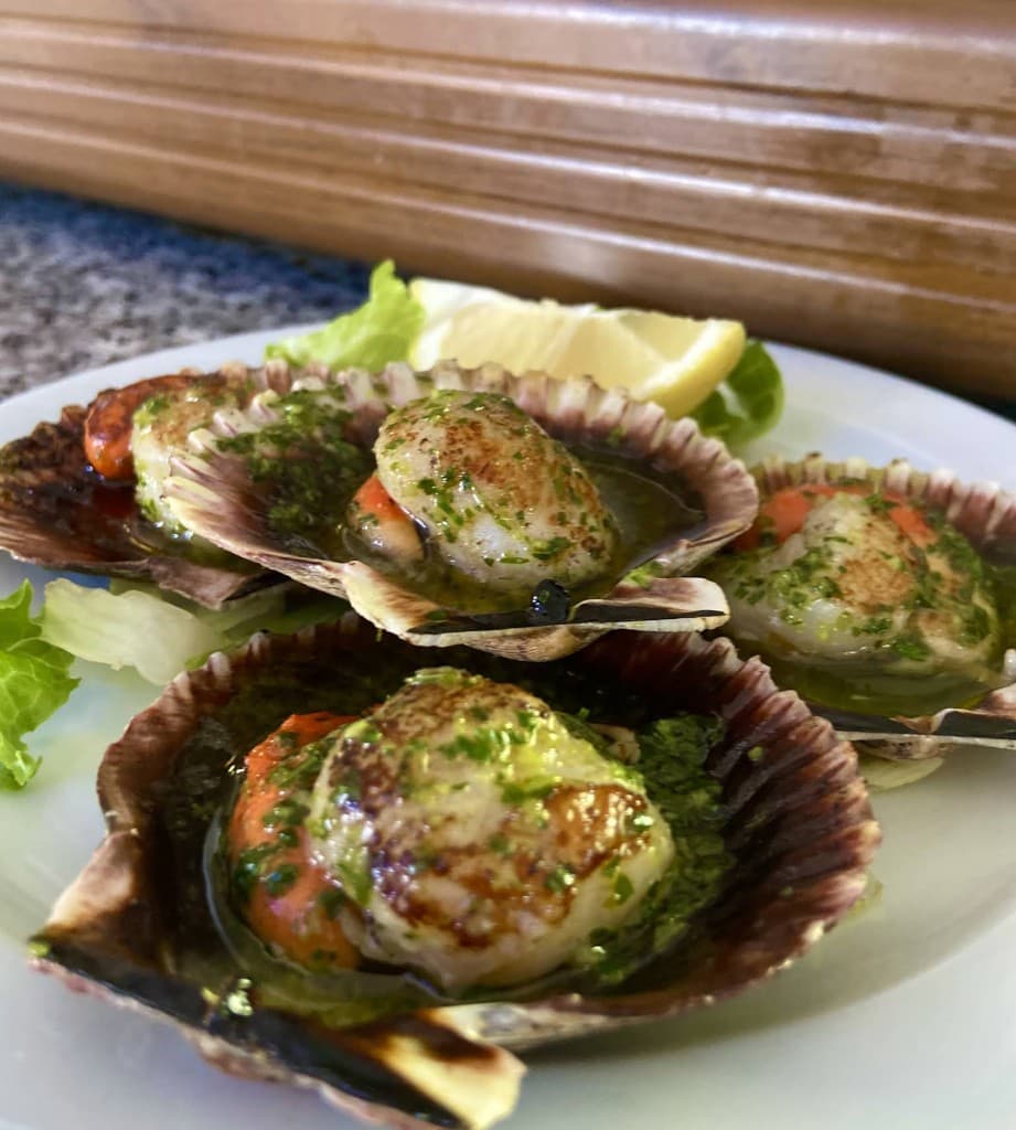 Zamburiñas a la plancha